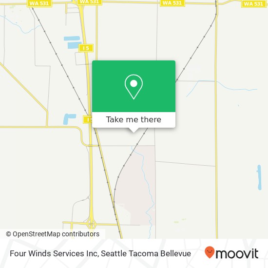 Four Winds Services Inc map