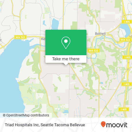 Triad Hospitals Inc map