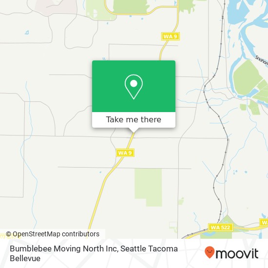 Bumblebee Moving North Inc map
