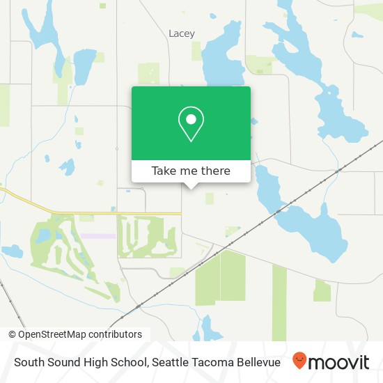 Mapa de South Sound High School