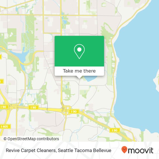 Revive Carpet Cleaners map