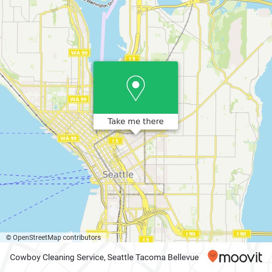 Mapa de Cowboy Cleaning Service