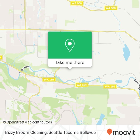 Bizzy Broom Cleaning map