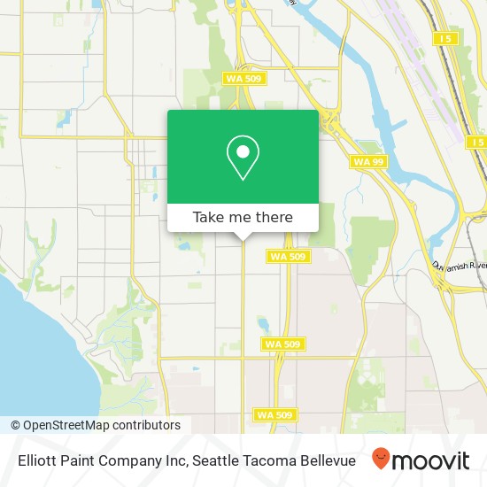 Elliott Paint Company Inc map