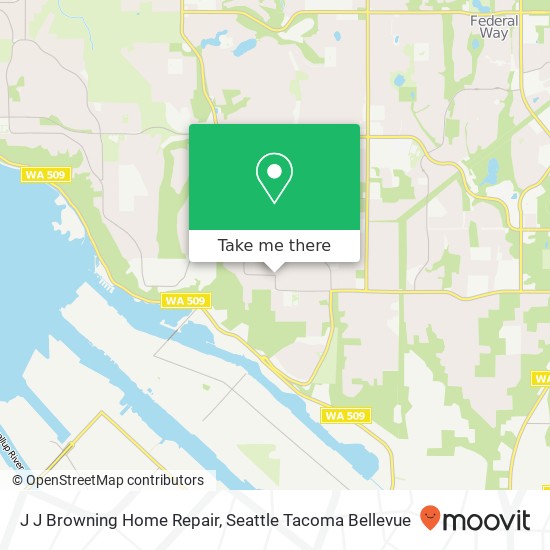 J J Browning Home Repair map