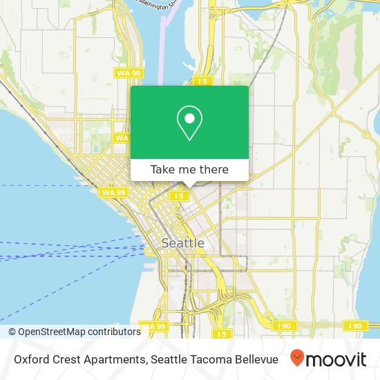 Oxford Crest Apartments map
