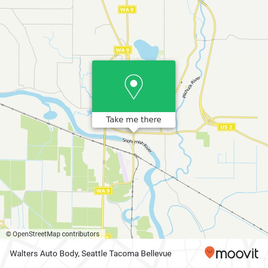 Walters Auto Body map