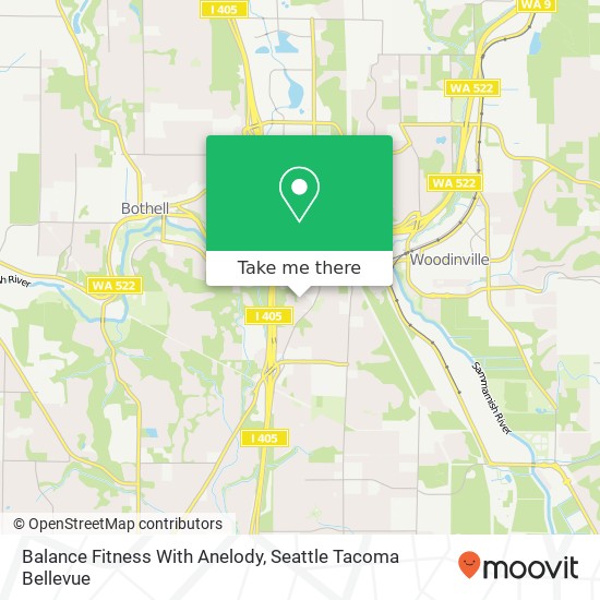 Balance Fitness With Anelody map