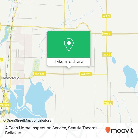 A Tech Home Inspection Service map
