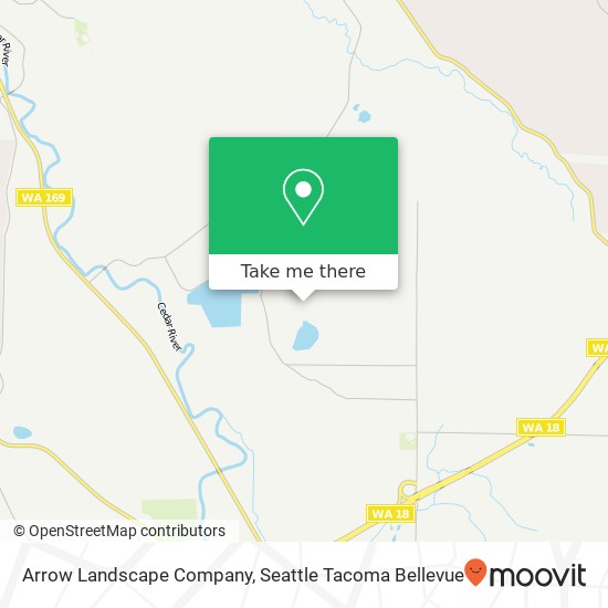 Mapa de Arrow Landscape Company
