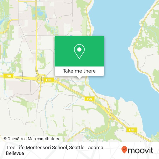 Mapa de Tree Life Montessori School