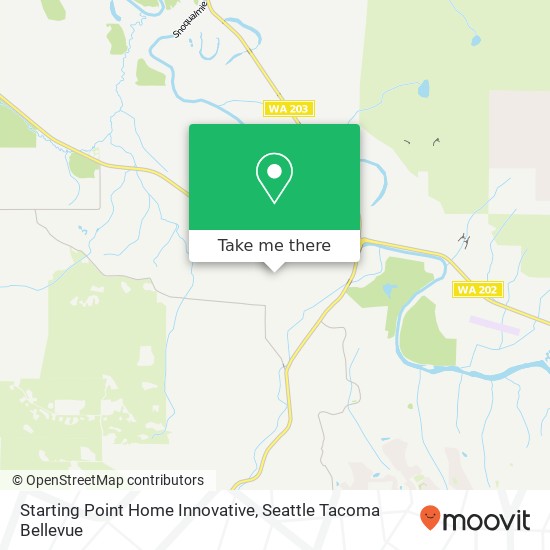 Mapa de Starting Point Home Innovative