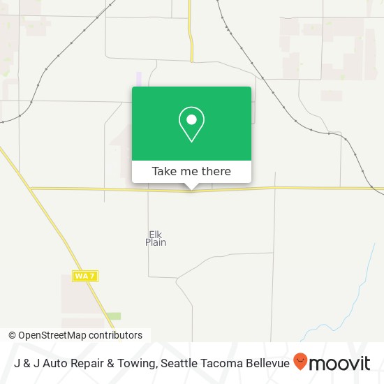 J & J Auto Repair & Towing map