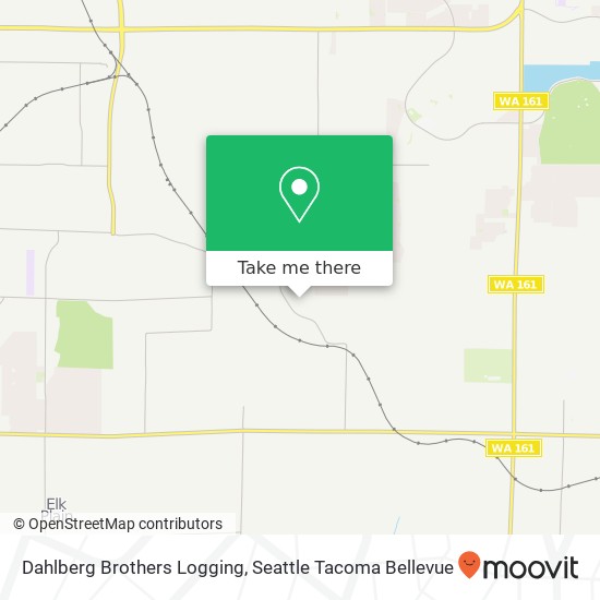 Dahlberg Brothers Logging map