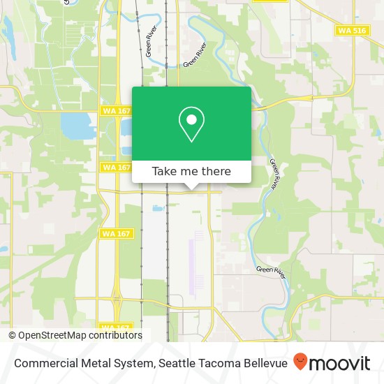 Commercial Metal System map