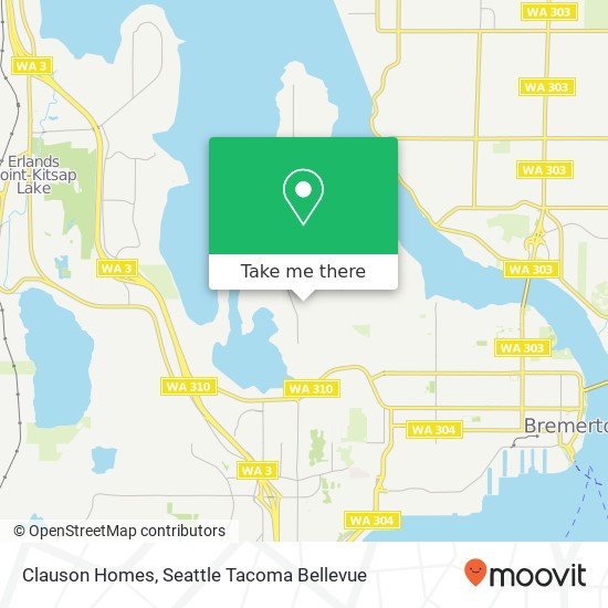 Clauson Homes map