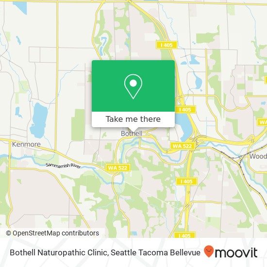 Bothell Naturopathic Clinic map