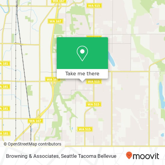 Browning & Associates map