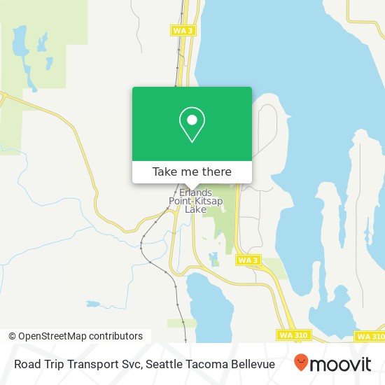 Mapa de Road Trip Transport Svc