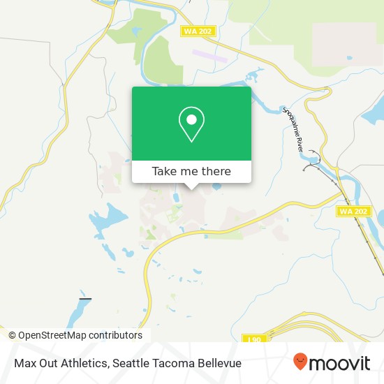 Max Out Athletics map