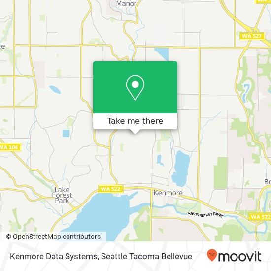 Kenmore Data Systems map