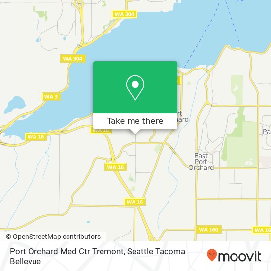 Mapa de Port Orchard Med Ctr Tremont
