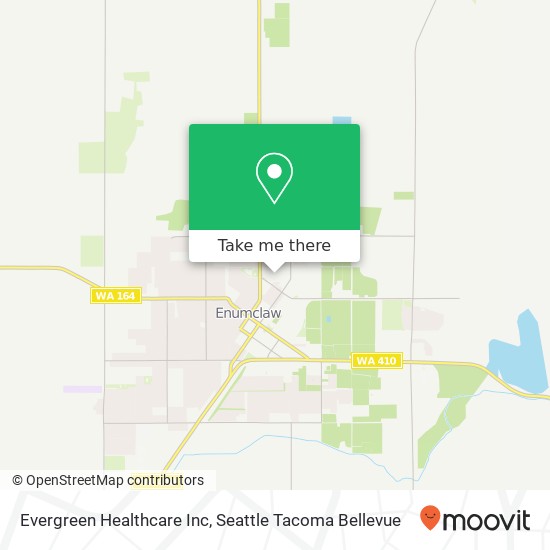 Evergreen Healthcare Inc map