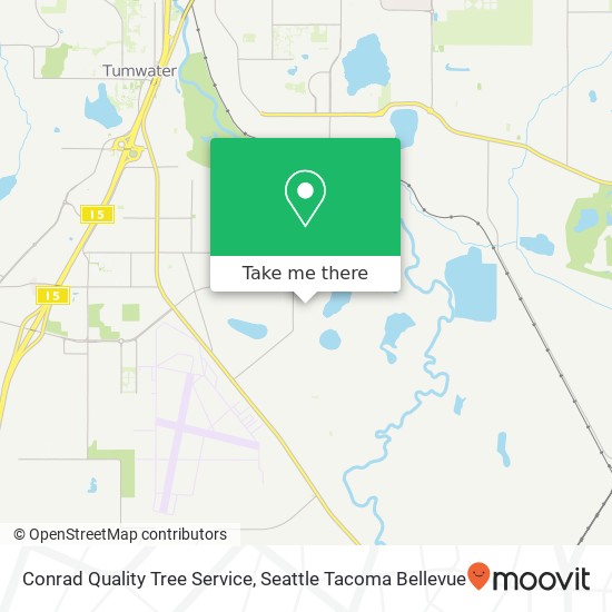 Mapa de Conrad Quality Tree Service