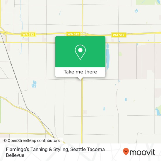 Flamingo's Tanning & Styling map