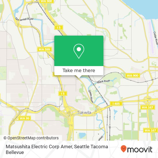 Matsushita Electric Corp Amer map