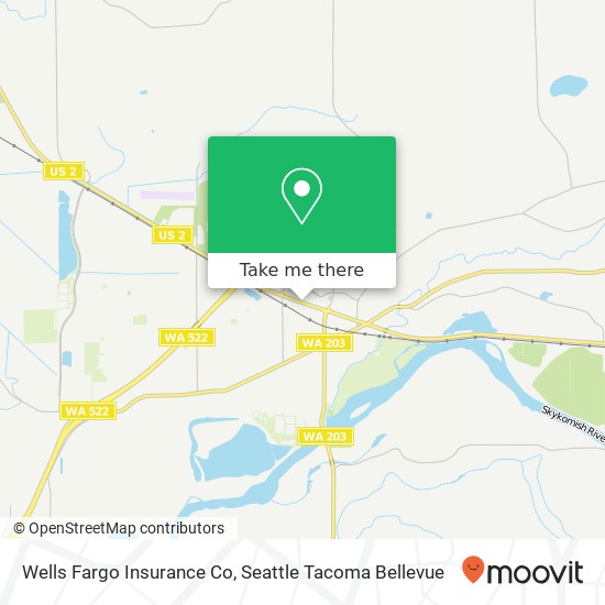 Mapa de Wells Fargo Insurance Co