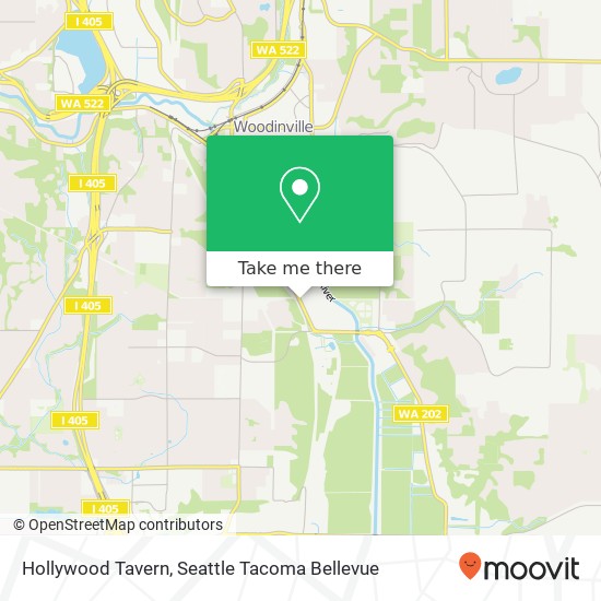 Hollywood Tavern map