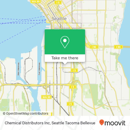 Chemical Distributors Inc map