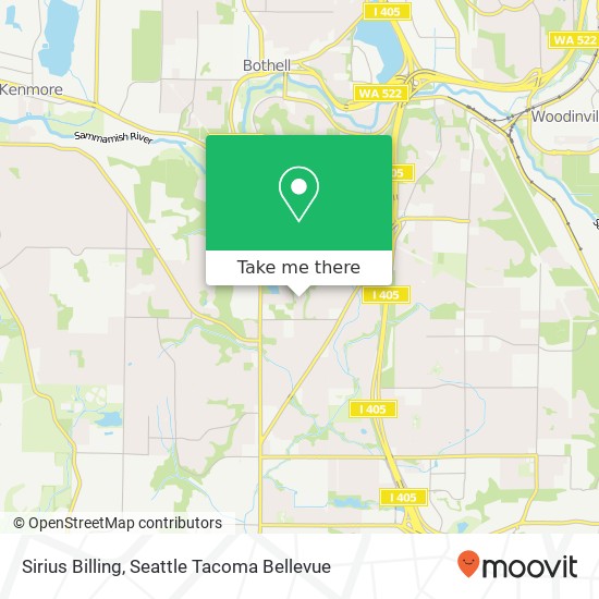 Sirius Billing map