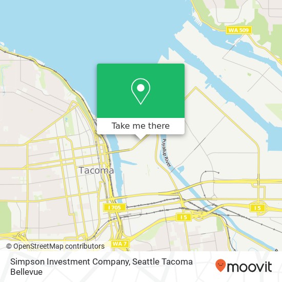 Simpson Investment Company map