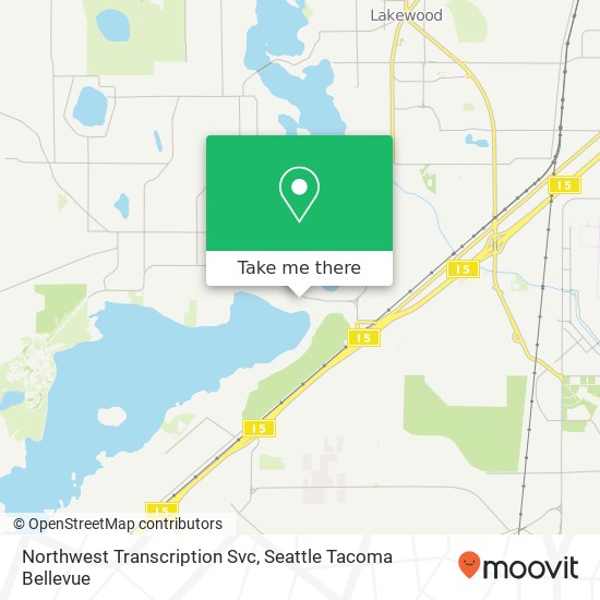 Northwest Transcription Svc map