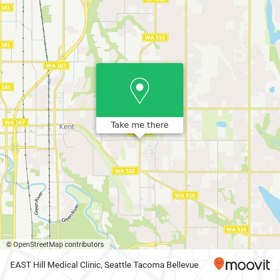 EAST Hill Medical Clinic map