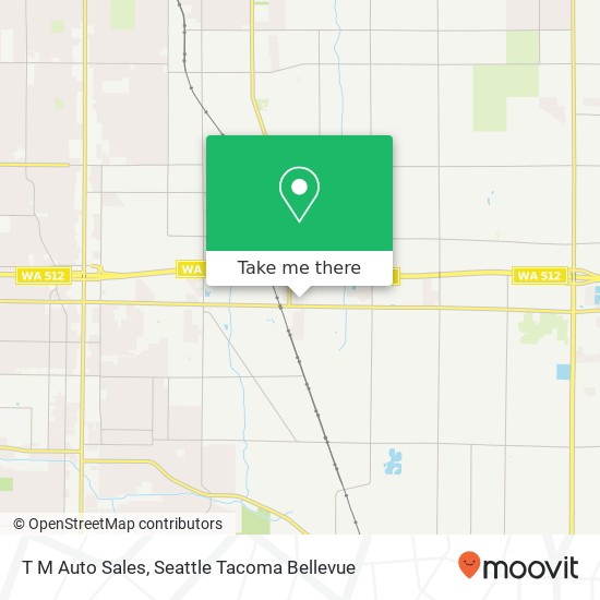 T M Auto Sales map