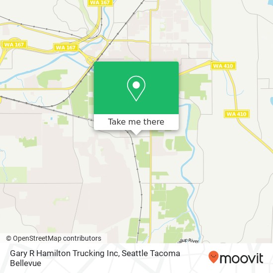 Gary R Hamilton Trucking Inc map