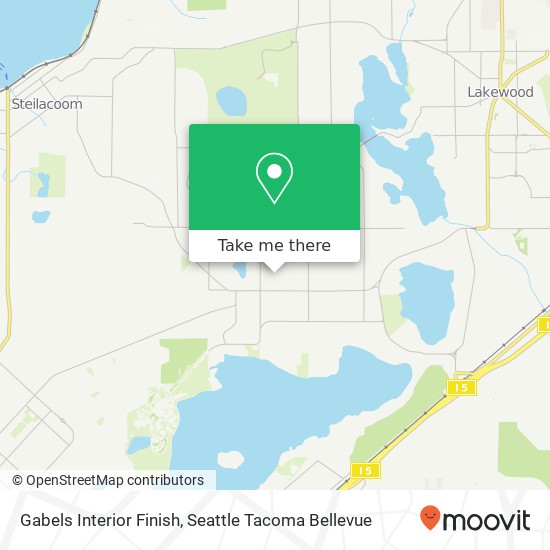 Gabels Interior Finish map