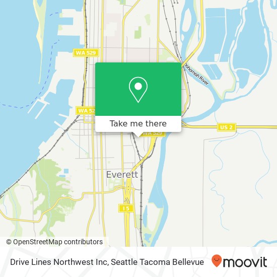 Mapa de Drive Lines Northwest Inc