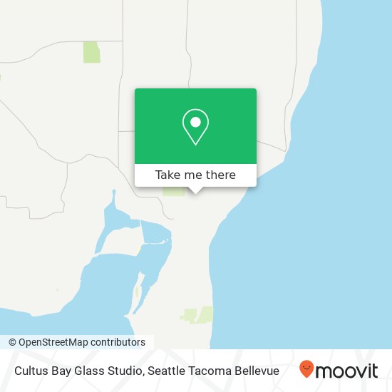 Cultus Bay Glass Studio map