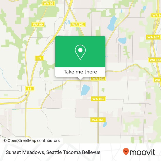 Sunset Meadows map