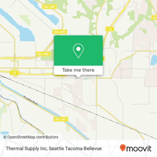 Mapa de Thermal Supply Inc