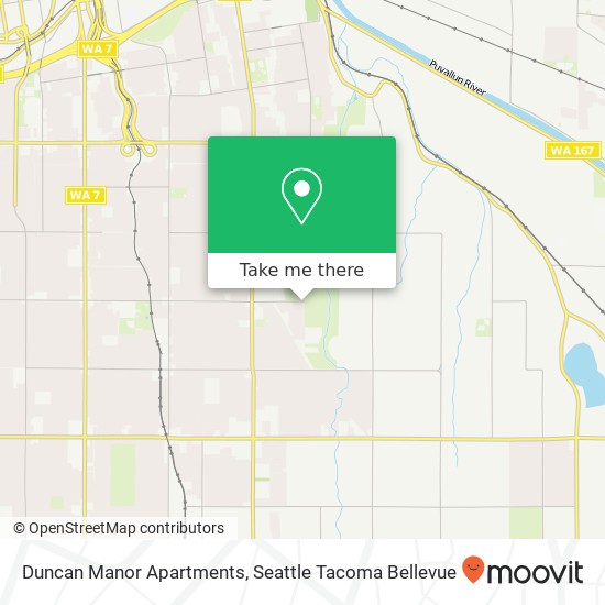 Duncan Manor Apartments map