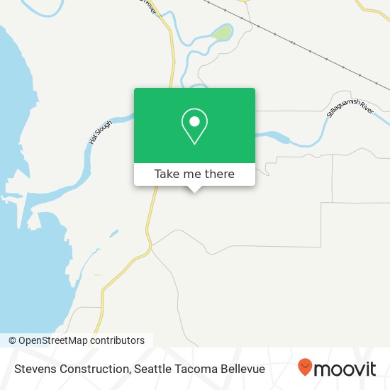 Stevens Construction map