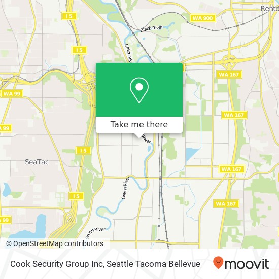 Cook Security Group Inc map