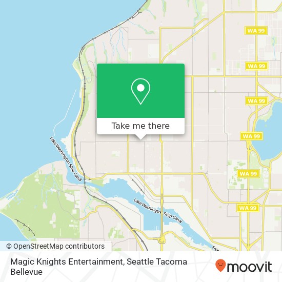 Mapa de Magic Knights Entertainment