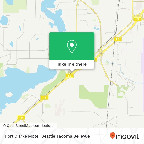 Fort Clarke Motel map