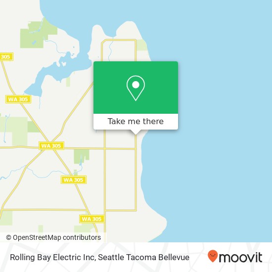 Rolling Bay Electric Inc map